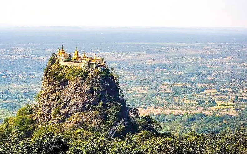 Mount Popa area to be established as national geopark - Global New ...