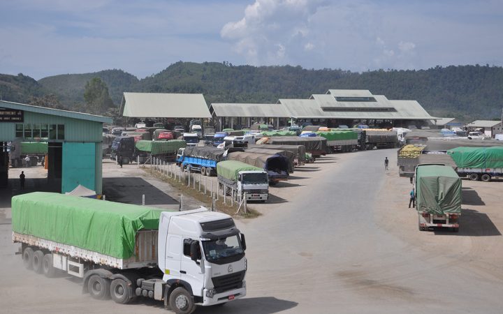 Lorries loaded with sskm