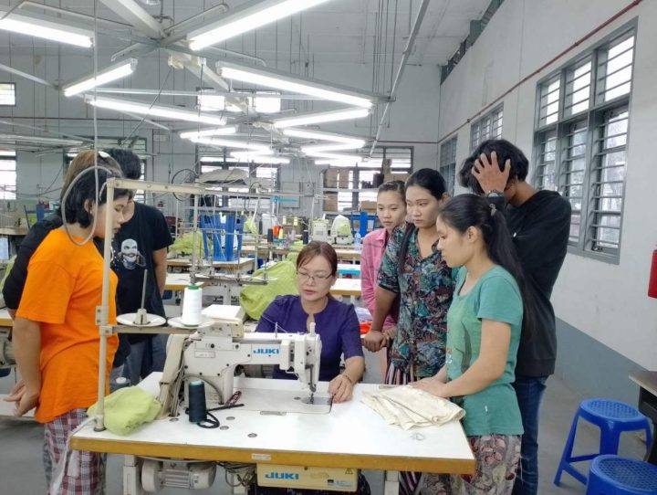Process Training Rmg Sewing Machine MGMA to offer Basic Sewing Machine Operator Training Course Batch 245 ...